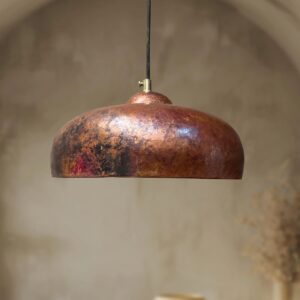 Copper Farmhouse Light Fixture, Handmade Copper Ceiling Light, Rustic Copper Kitchen Island Pendant light Fixture My Store