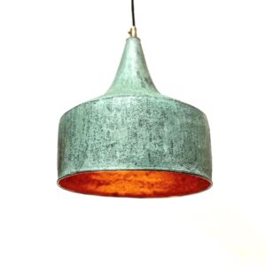 Oxidized Copper Pendant Light, Handmade Oxidized Solid Copper Dome Pendant Island Lighting, Farmhouse Kitchen Ceiling Lamp My Store