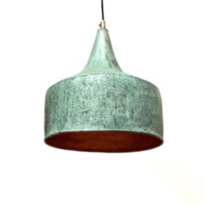 Oxidized Copper Pendant Light, Handmade Oxidized Solid Copper Dome Pendant Island Lighting, Farmhouse Kitchen Ceiling Lamp My Store