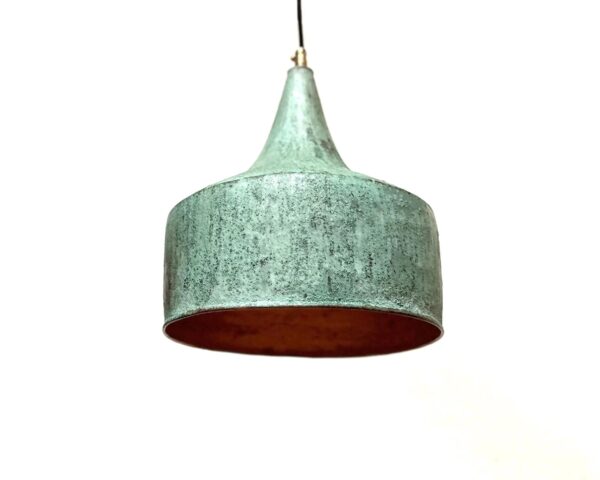 Oxidized Copper Pendant Light, Handmade Oxidized Solid Copper Dome Pendant Island Lighting, Farmhouse Kitchen Ceiling Lamp My Store