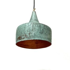 Oxidized Copper Pendant Light, Handmade Oxidized Solid Copper Dome Pendant Island Lighting, Farmhouse Kitchen Ceiling Lamp My Store