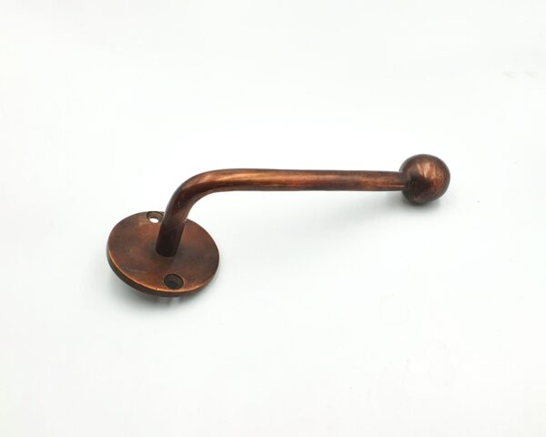 Patina Copper Toilet paper Holder, Solid Copper Toilet Roll Holder for Bathroom, Wall Mounted Copper Towel Holder - Image 3