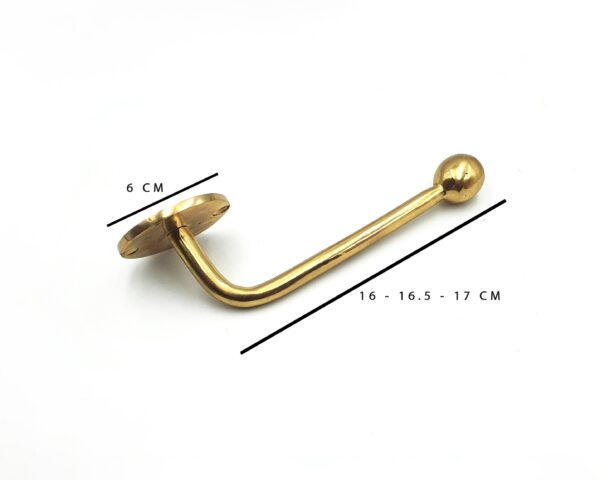 Unlacquered Brass Toilet paper Holder, Solid Brass Toilet Roll Holder for Bathroom, Powder Room Roll Holder ,Wall Mounted Towel Holder - Image 3