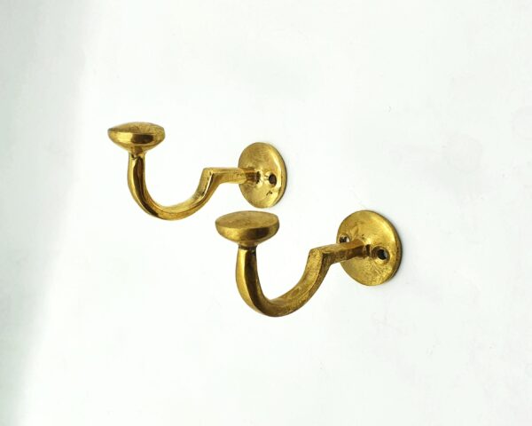 Solid Brass Coat Hooks, Unlacquered Bathroom Towel Hooks, Brass Wall Hook, Solid Brass Hooks, Robe Hook & Wall Towel Hanger