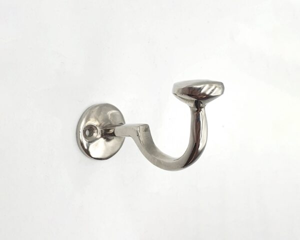 Polished Nickel wall hook, Polished Nickel coat hook, Handcrafted Brass Bathroom Hooks, coat hook, Bathroom Hooks - Image 3