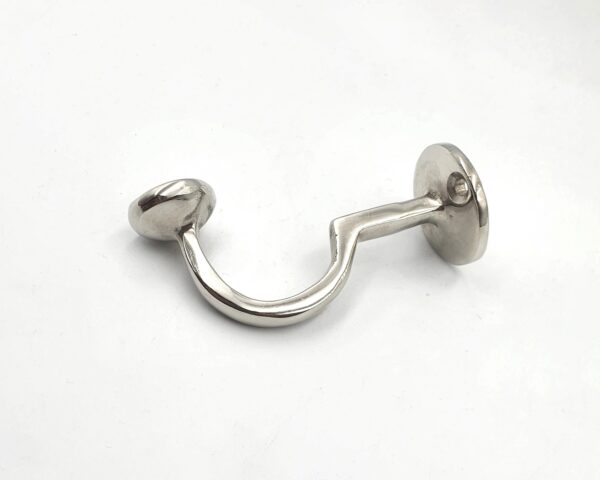 Polished Nickel wall hook, Polished Nickel coat hook, Handcrafted Brass Bathroom Hooks, coat hook, Bathroom Hooks - Image 4