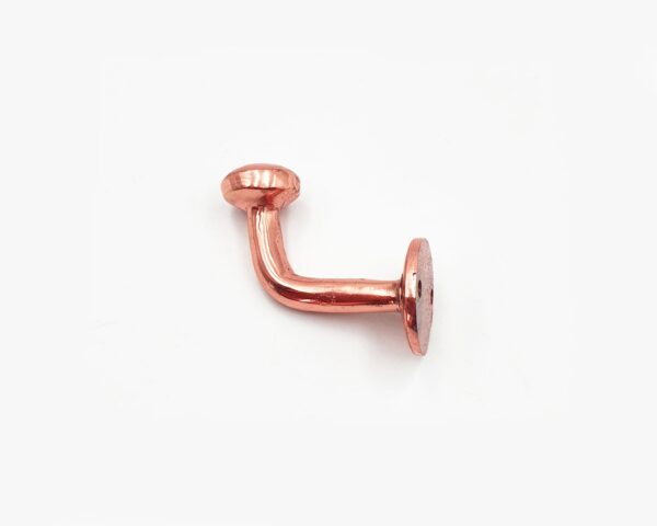 Solid Copper wall hook, Unlacquered Copper Coat Hook, Handcrafted Copper Bathroom Hooks,  Robe Hook & Wall Towel Hanger - Image 2