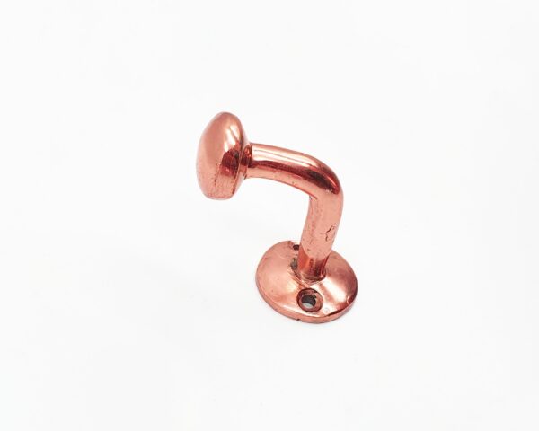 Solid Copper wall hook, Unlacquered Copper Coat Hook, Handcrafted Copper Bathroom Hooks,  Robe Hook & Wall Towel Hanger - Image 3