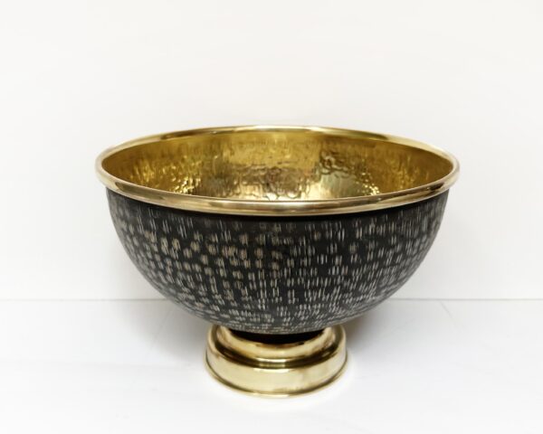 Hammered brass Vessel Sink, Round Bathroom Sink, Engraved Brass Vessel Sink Vanity - Image 4