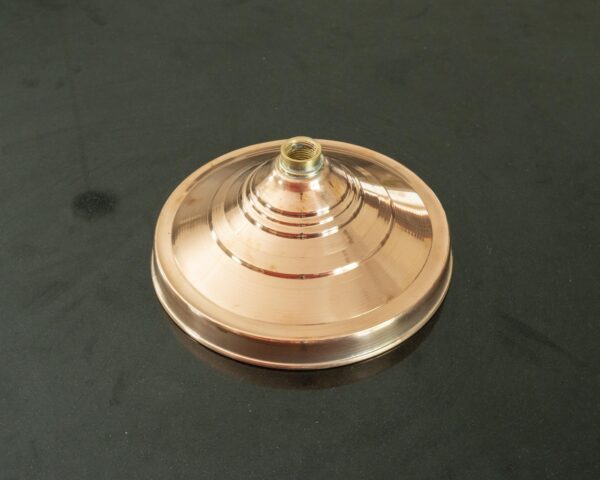 Unlacquered Round Copper Showerhead, Outdoor and Indoor showerhead, Natural Copper Rain Shower Head - Image 2